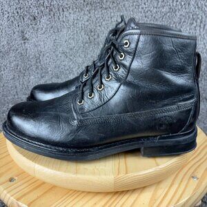 Timberland Chukka Boots Mens Size 11 Black Waterproof Leather Lace Up Ankle